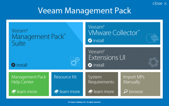 Veeam Management Pack for System Center
