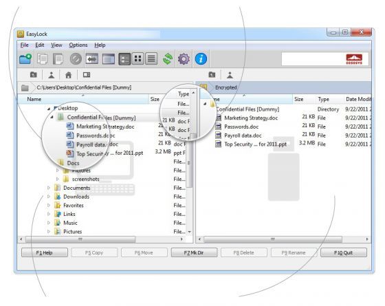 EasyLock - Cifrado de datos