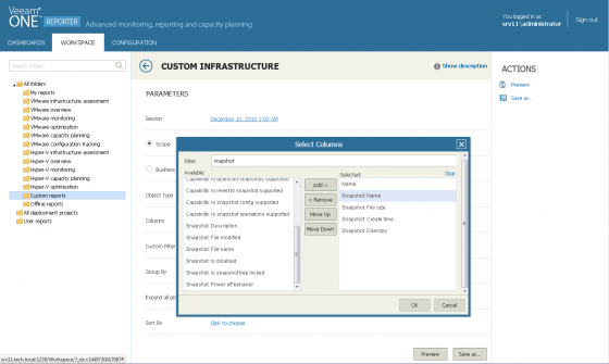 Veeam ONE - VMware vSphere & Microsoft Hyper-V